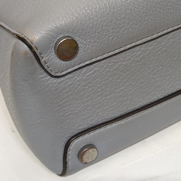 Michael Kors Convertible Tote Large Mercer Shoulder Bag Denim Blue - Picture 6 of 16